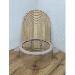 Каструля з боросилікатного скла 2.5 л